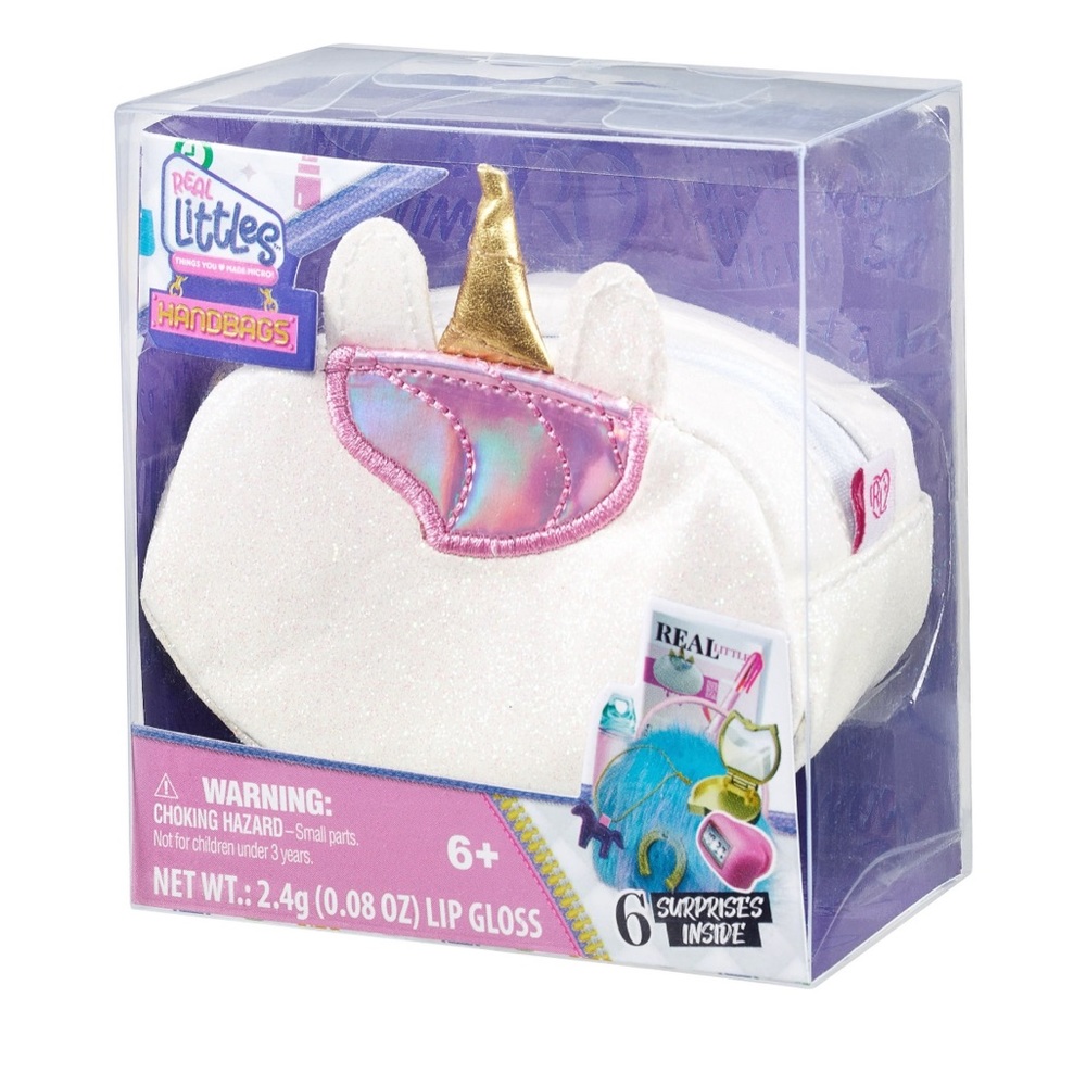Real Littles - Micro Handbag with 6 Beauty Surprises! Unicorn